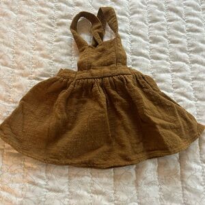 Brown Baby Dress with Straps